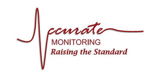 ACCURATE MONITORING RAISING THE STANDARD logo