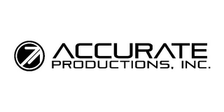ACCURATE PRODUCTIONS, INC. logo