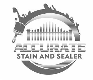 ACCURATE STAIN AND SEALER logo