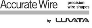ACCURATE WIRE PRECISION WIRE SHAPES BY LUVATA logo
