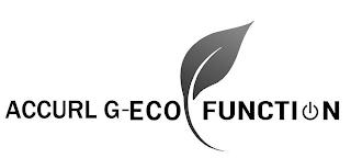 ACCURL G-ECO FUNCTION logo