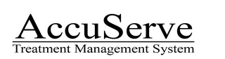 ACCUSERVE TREATMENT MANAGEMENT SYSTEM logo