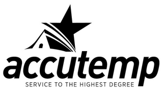 ACCUTEMP SERVICE TO THE HIGHEST DEGREE logo