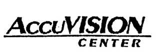 ACCUVISION CENTER logo