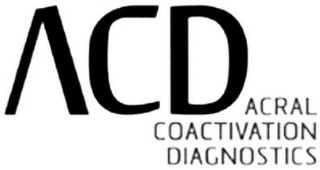 ACD ACRAL COACTIVATION DIAGNOSTICS logo