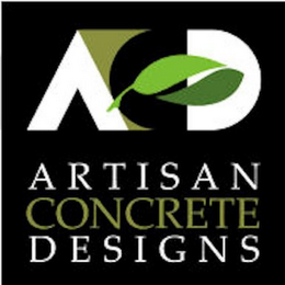 ACD ARTISAN CONCRETE DESIGNS logo