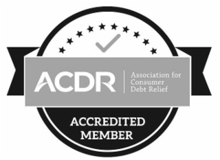 ACDR ASSOCIATION FOR CONSUMER DEBT RELIEF ACCREDITED MEMBER logo