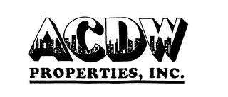 ACDW PROPERTIES, INC. logo