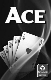 ACE A K Q J 10 CARTAMUNDI SINCE 1765 logo