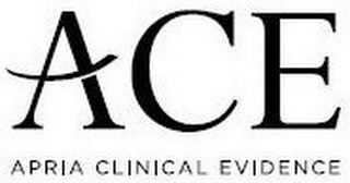 ACE APRIA CLINICAL EVIDENCE logo