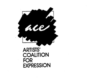 ACE ARTISTS' COALITION FOR EXPRESSION logo
