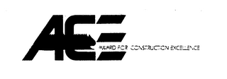 ACE AWARD FOR CONSTRUCTION EXCELLENCE logo