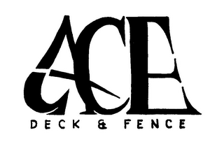 ACE DECK & FENCE logo