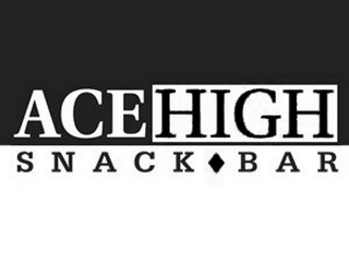 ACE HIGH SNACK BAR logo