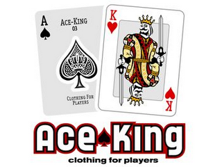 ACE KING CLOTHING FOR PLAYERS logo