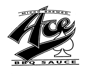 ACE MICRO BREWED BBQ SAUCE logo