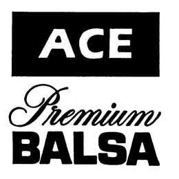 ACE PREMIUM BALSA logo
