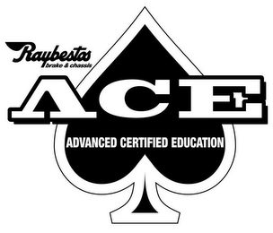 ACE RAYBESTOS ADVANCED CERTIFIED EDUCATION BRAKE & CHASSIS logo