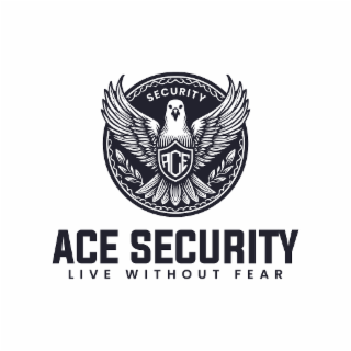 ACE SECURITY LIVE WITHOUT FEAR SECURITY ACE logo