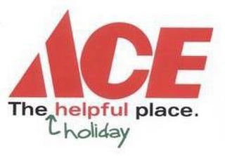 ACE THE HOLIDAY HELPFUL PLACE. logo