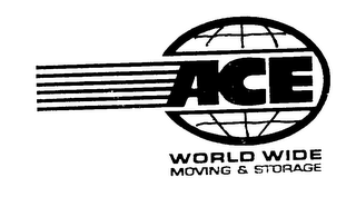 ACE WORLD WIDE MOVING & STORAGE logo