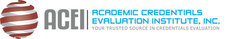 ACEI ACADEMIC EVALUATION INSTITUTE, INC. YOUR TRUSTED SOURCE IN CREDENTIALS EVALUATION logo