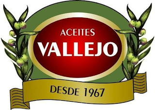 ACEITES VALLEJO DESDE 1967 logo