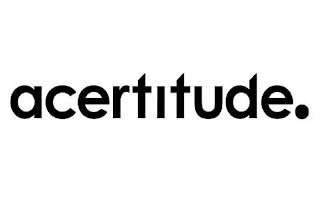 ACERTITUDE. logo