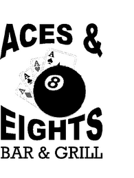 ACES & EIGHTS BAR & GRILL logo