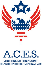 A.C.E.S. YOUR ONLINE CONTINUING HEALTH CARE EDUCATIONAL ACE logo