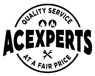 ACEXPERTS QUALITY SERVICE AT A FAIR PRICE logo