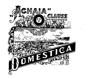 "ACHAIA" CLAUSS AWP PATRAS GREECE WINE COMPANY LTD. DOMESTICA logo