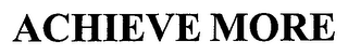 ACHIEVE MORE logo