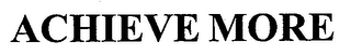 ACHIEVE MORE logo