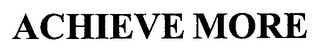ACHIEVE MORE logo