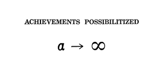 ACHIEVEMENT POSSIBILITIZED A 8 logo