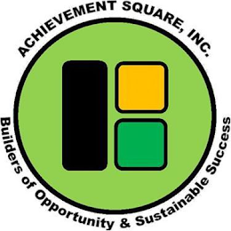 ACHIEVEMENT SQUARE, INC. BUILDERS OF OPPORTUNITY & SUSTAINABLE SUCCESS logo