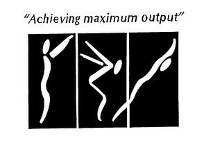 "ACHIEVING MAXIMUM OUTPUT" logo
