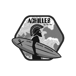 ACHILLES BY THE SEA GYRO FALAFEL SHAWARMA logo