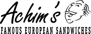 ACHIM'S FAMOUS EUROPEAN SANDWICHES logo