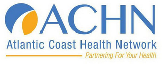 ACHN ATLANTIC COAST HEALTH NETWORK PARTNERING FOR YOUR HEALTH logo