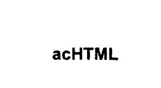 ACHTML logo