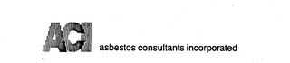 ACI ASBESTOS CONSULTANTS INCORPORATED logo