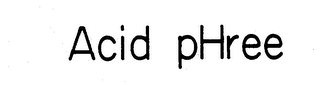 ACID PHREE logo