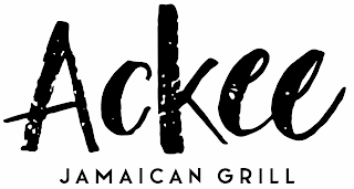 ACKEE JAMAICAN GRILL logo