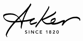 ACKER SINCE 1820 logo