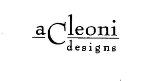 ACLEONI DESIGNS logo