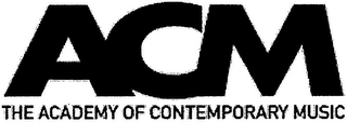 ACM THE ACADEMY OF CONTEMPORARY MUSIC logo