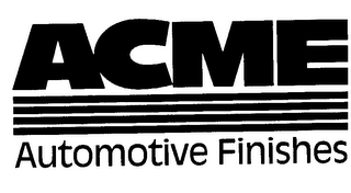 ACME AUTOMOTIVE FINISHES logo