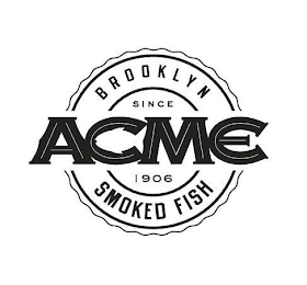 ACME BROOKLYN SMOKED FISH SINCE 1906 logo